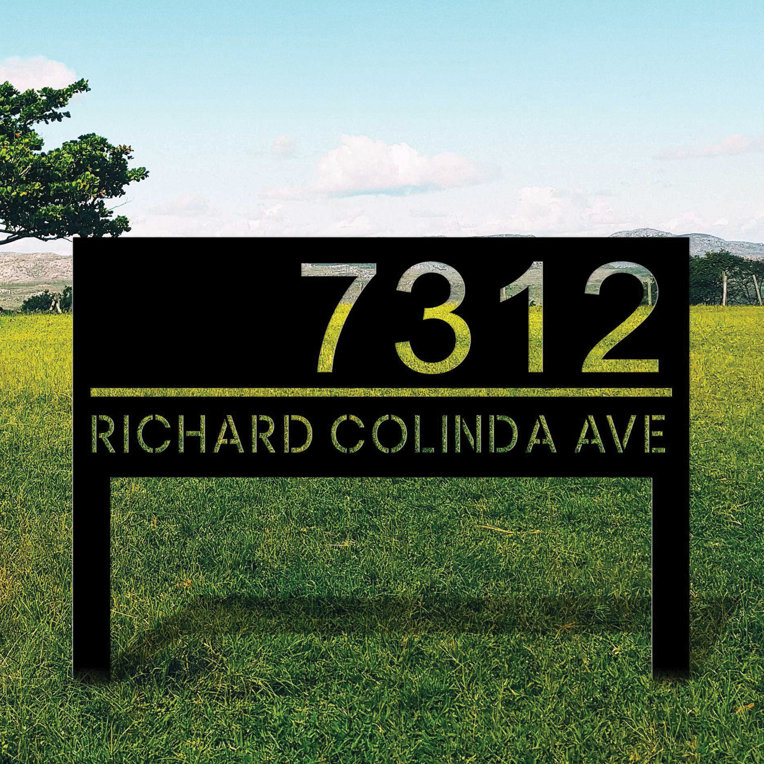 Address Sign